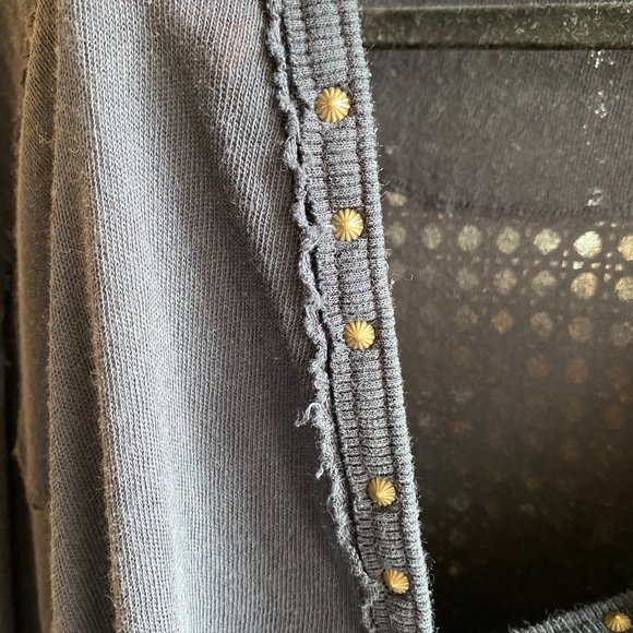 FREE PEOPLE - We The Free Military Mix Henley - Picture 11 of 16